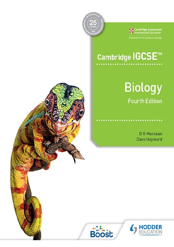 Cambridge IGCSE Biology (4th Ed.) By D G Mackean and Dave Hayward