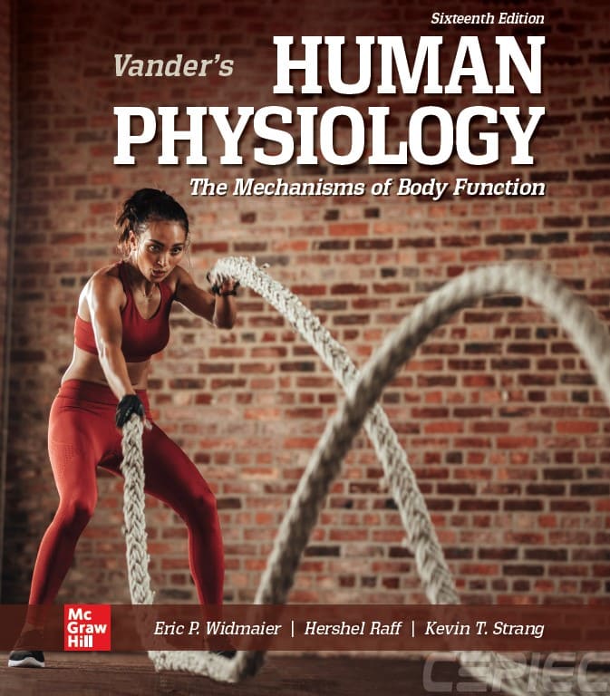 Vander's Human Physiology: The Mechanisms of Body Function (16th Ed.) By Widmaier, Raff and Strang