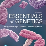 Essentials of Genetics (10th edition) authored by William S. Klug, Michael R. Cummings, Charolette A. Spencer, Michael A. Palladino and Darrell J. Killian