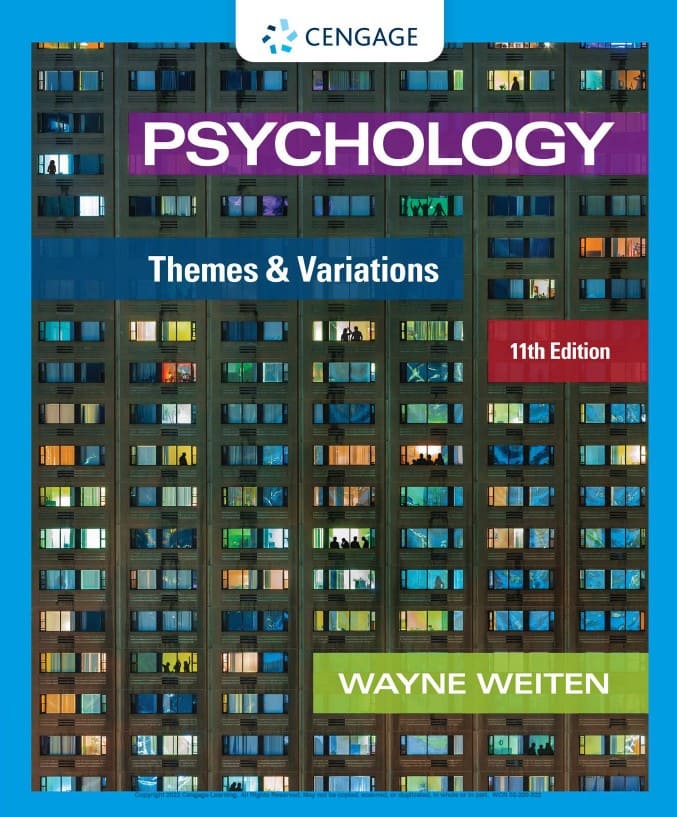 Free Download Psychology: Themes and Variations (11th Ed.) By Wayne ...