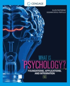 What is Psychology? Foundations, Applications, and Integration (5th edition) authored by Ellen Pastorino and Susann Doyle-Portillo