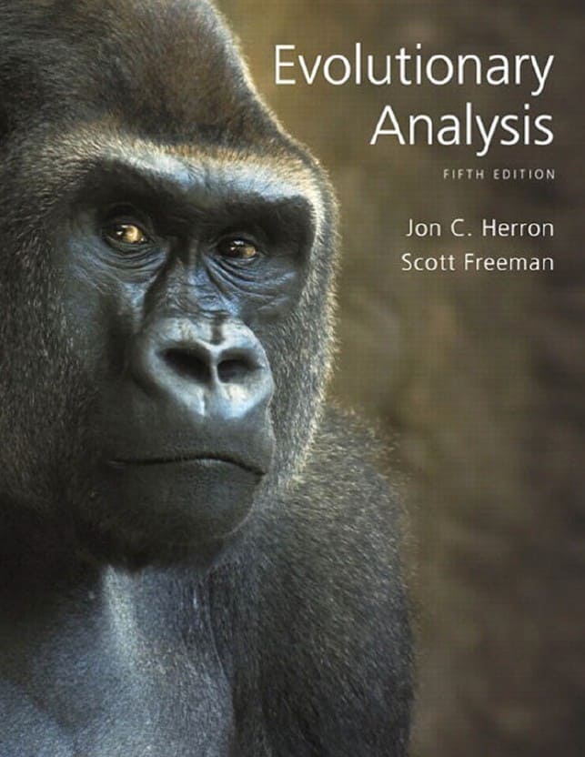 Evolutionary Analysis (5th Ed.) by Jon C. Herron & Scott Freeman